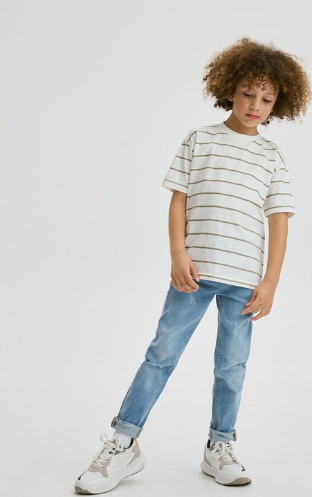 Niebieskie spodnie dziecięce Reserved dla chłopców