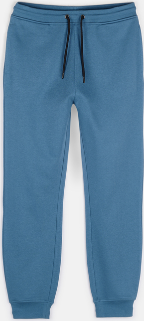 Niebieskie spodnie Gate z dresówki w sportowym stylu