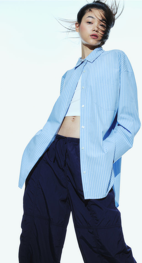 Niebieskie spodnie H & M