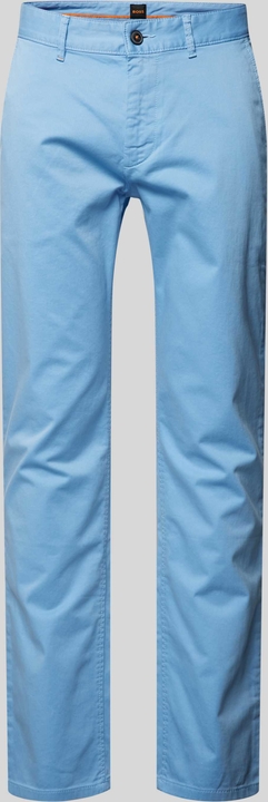 Niebieskie spodnie Hugo Boss w stylu casual z bawełny