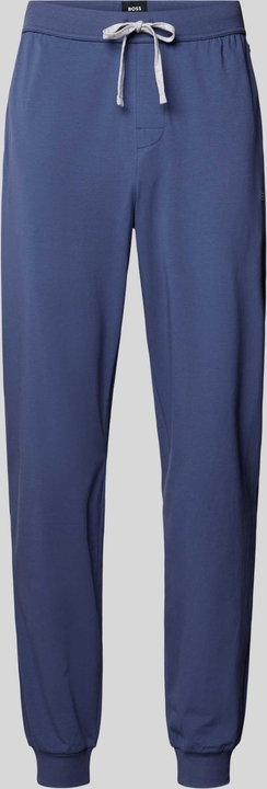 Niebieskie spodnie Hugo Boss z bawełny w sportowym stylu
