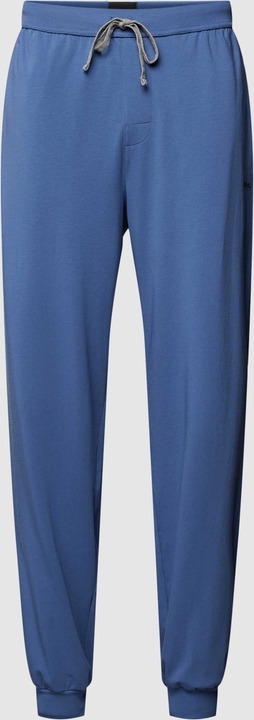 Niebieskie spodnie Hugo Boss z bawełny w sportowym stylu