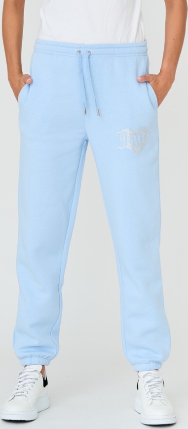 Niebieskie spodnie Juicy Couture z bawełny