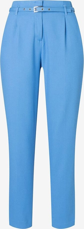 Niebieskie spodnie More & More w stylu casual z bawełny