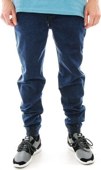Niebieskie spodnie Nasa Hustla z jeansu