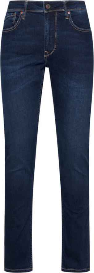 Niebieskie spodnie Pepe Jeans w stylu casual z bawełny