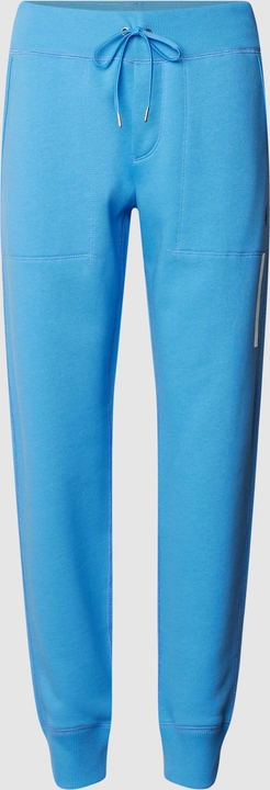 Niebieskie spodnie POLO RALPH LAUREN z bawełny w sportowym stylu