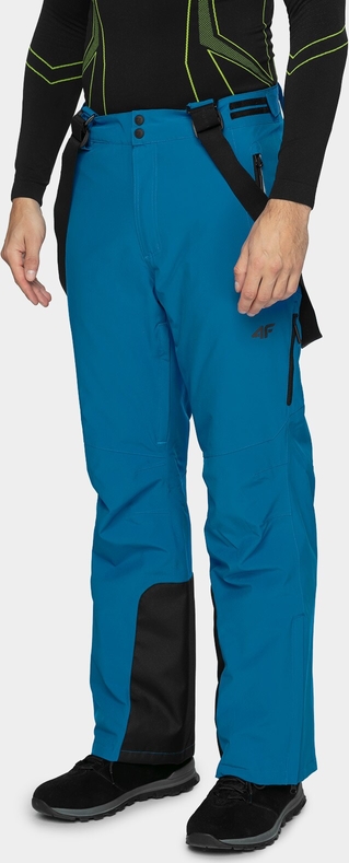Niebieskie spodnie sportowe 4F w sportowym stylu