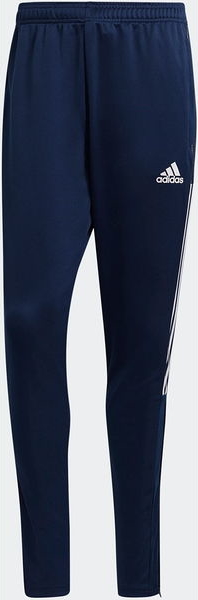 Niebieskie spodnie sportowe Adidas w sportowym stylu