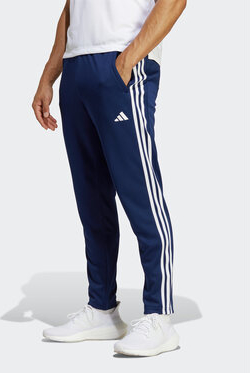Niebieskie spodnie sportowe Adidas z dresówki