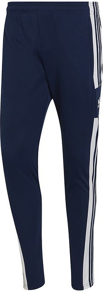 Niebieskie spodnie sportowe Adidas z dresówki w sportowym stylu