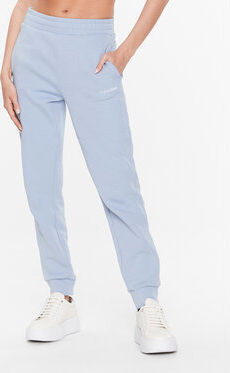 Niebieskie spodnie sportowe Calvin Klein w sportowym stylu