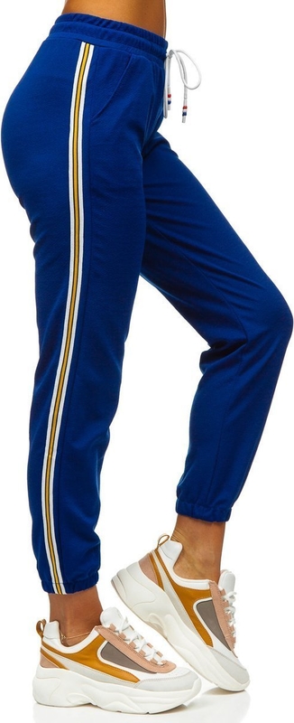 Niebieskie spodnie sportowe Denley w młodzieżowym stylu