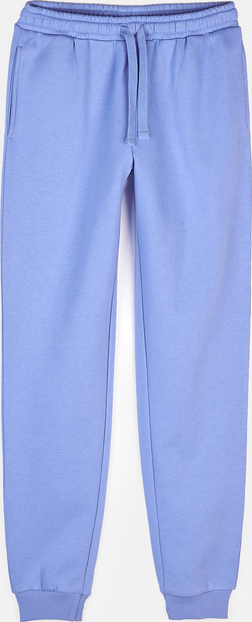 Niebieskie spodnie sportowe Gate w sportowym stylu z dresówki