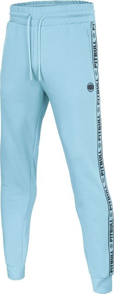 Niebieskie spodnie sportowe Pitbull West Coast z dresówki