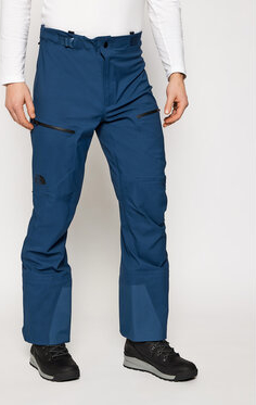 Niebieskie spodnie sportowe The North Face w sportowym stylu