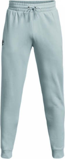 Niebieskie spodnie sportowe Under Armour w sportowym stylu z dresówki