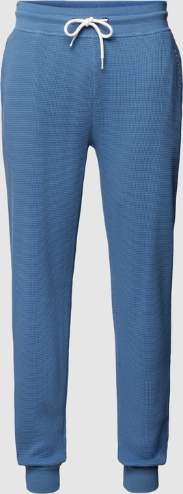 Niebieskie spodnie Tommy Hilfiger w sportowym stylu z bawełny