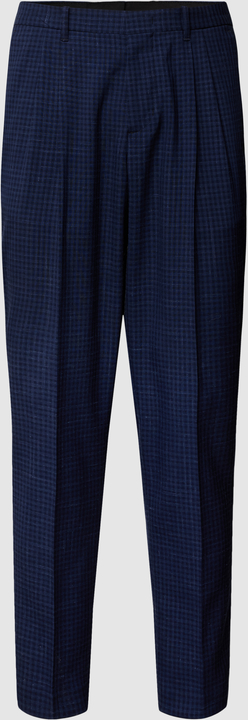 Niebieskie spodnie Tommy Hilfiger w stylu casual z wełny