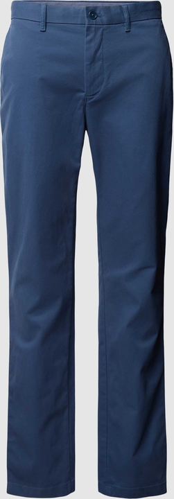 Niebieskie spodnie Tommy Hilfiger z bawełny w stylu casual