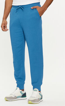 Niebieskie spodnie United Colors Of Benetton w sportowym stylu