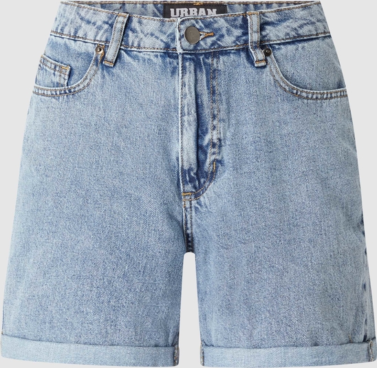 Niebieskie szorty Urban Classics z jeansu w stylu casual