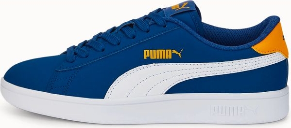 Niebieskie trampki Puma sznurowane w sportowym stylu