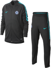 Nike dres piłkarski dla dużych dzieci chelsea fc dri-fit squad - czerń