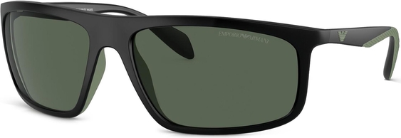Okulary przeciwsłoneczne Emporio Armani 0EA4212U Matte Black/Rubber Green 500171