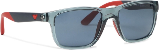 Okulary przeciwsłoneczne Emporio Armani 0EK4002 Shiny Transparent Blue