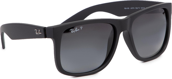 Okulary przeciwsłoneczne RAY-BAN - Justin Classic 0RB4165 622/T3 Black/Black