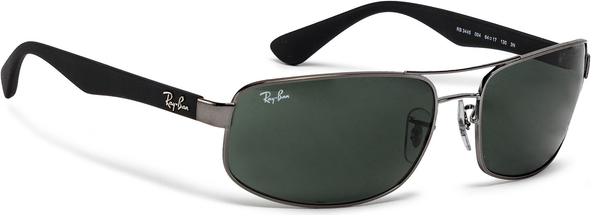 Okulary przeciwsłoneczne RAY-BAN - RB3445 0RB3445 004 Gunmetal/Dark Green
