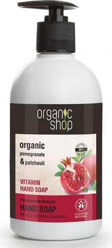 Organic Shop Odżywcze Mydło w Płynie, Różowa Brzoskwinia, 500ml