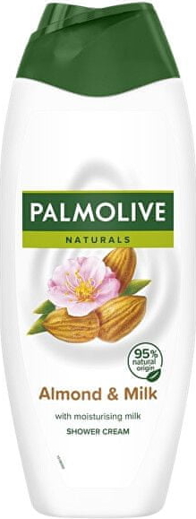 Palmolive Odżywczy żel pod prysznic z wyciągiem z migdałów Naturals (Delikatny nawilżający Pielęgnacja włosów (Objętość 500 ml)