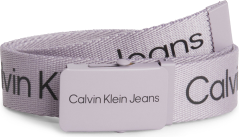 Pasek Dziecięcy Calvin Klein Jeans Canvas Logo Belt IU0IU00125 PCI