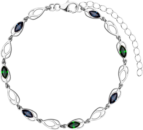 Pavoni - Biżuteria Yes Bransoletka srebrna z kryształami - Pavoni