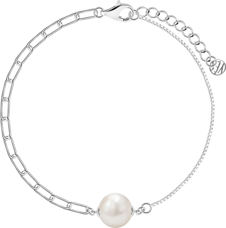 Pearls - Biżuteria Yes Bransoletka srebrna z perłą - Pearls