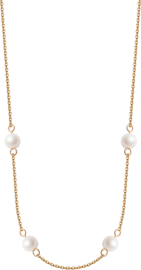 Pearls - Biżuteria Yes Naszyjnik złoty z perłami - Pearls