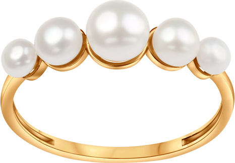 Pearls - Biżuteria Yes Pierścionek złoty z perłami - Pearls
