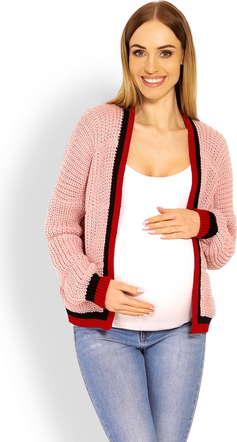 Peekaboo Sweter Ciążowy Model 60004C Dirty Pink