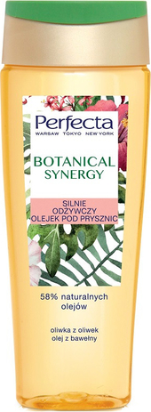 Perfecta, Botanical Synergy, silnie odżywczy olejek pod prysznic, Oliwka z Oliwek&amp;Olej z bawełny, 200 ml