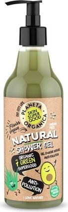 Planeta Organica, Skin Super Good, Organic Green Superfood, żel pod prysznic, 500 ml