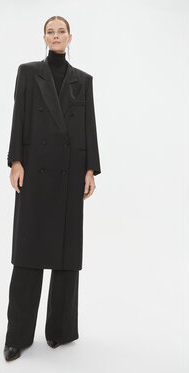 Płaszcz Hugo Boss długi w stylu casual oversize