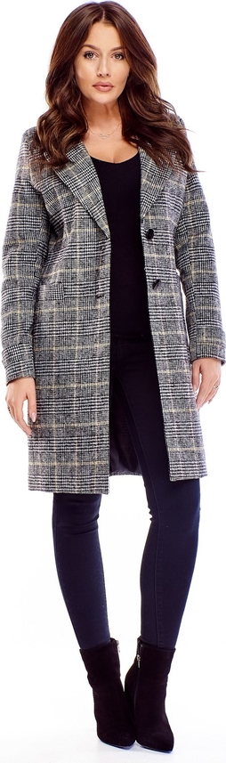 Płaszcz TAGLESS z wełny w stylu casual