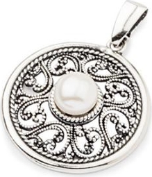 Polcarat Design Wisiorek srebrny W 1775 Perła