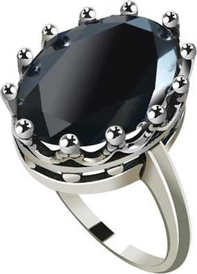 Polcaratdesign Srebrny pierścionek z cyrkonią PK 2005