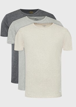 Polo Ralph Lauren Komplet 3 t-shirtów 714830304012 Szary Slim Fit