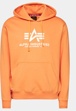 Pomarańczowa bluza Alpha Industries