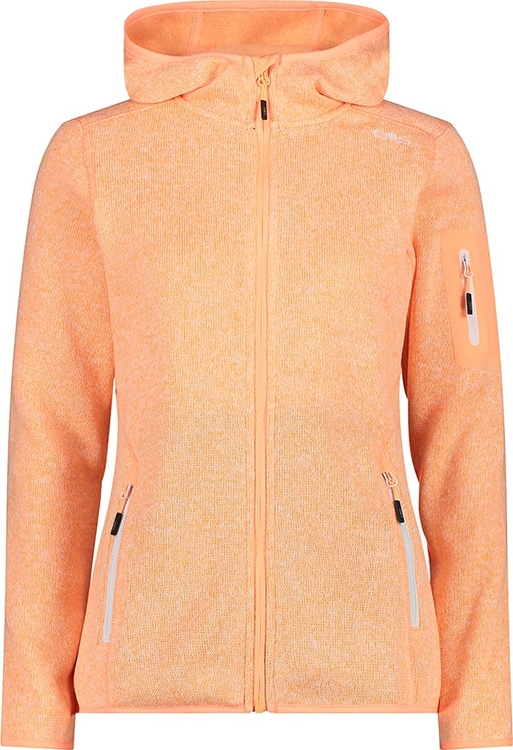 Pomarańczowa bluza CMP z polaru w stylu casual