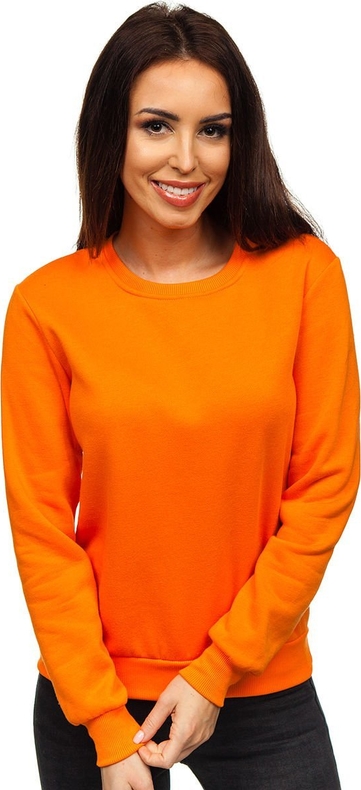 Pomarańczowa bluza Denley z dresówki